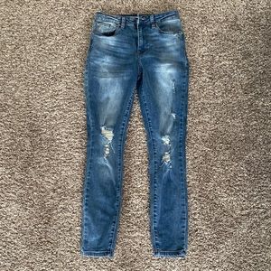 STS Blue Ellie High Rise skinny distressed jeans denim women new 26